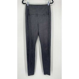 Wilfred Free Aritzia Daria Vegan Faux Suede High Waisted Leggings Gray Medium